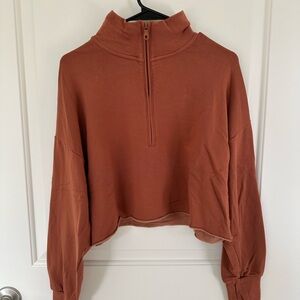 Aerie Cropped Quarter Zip